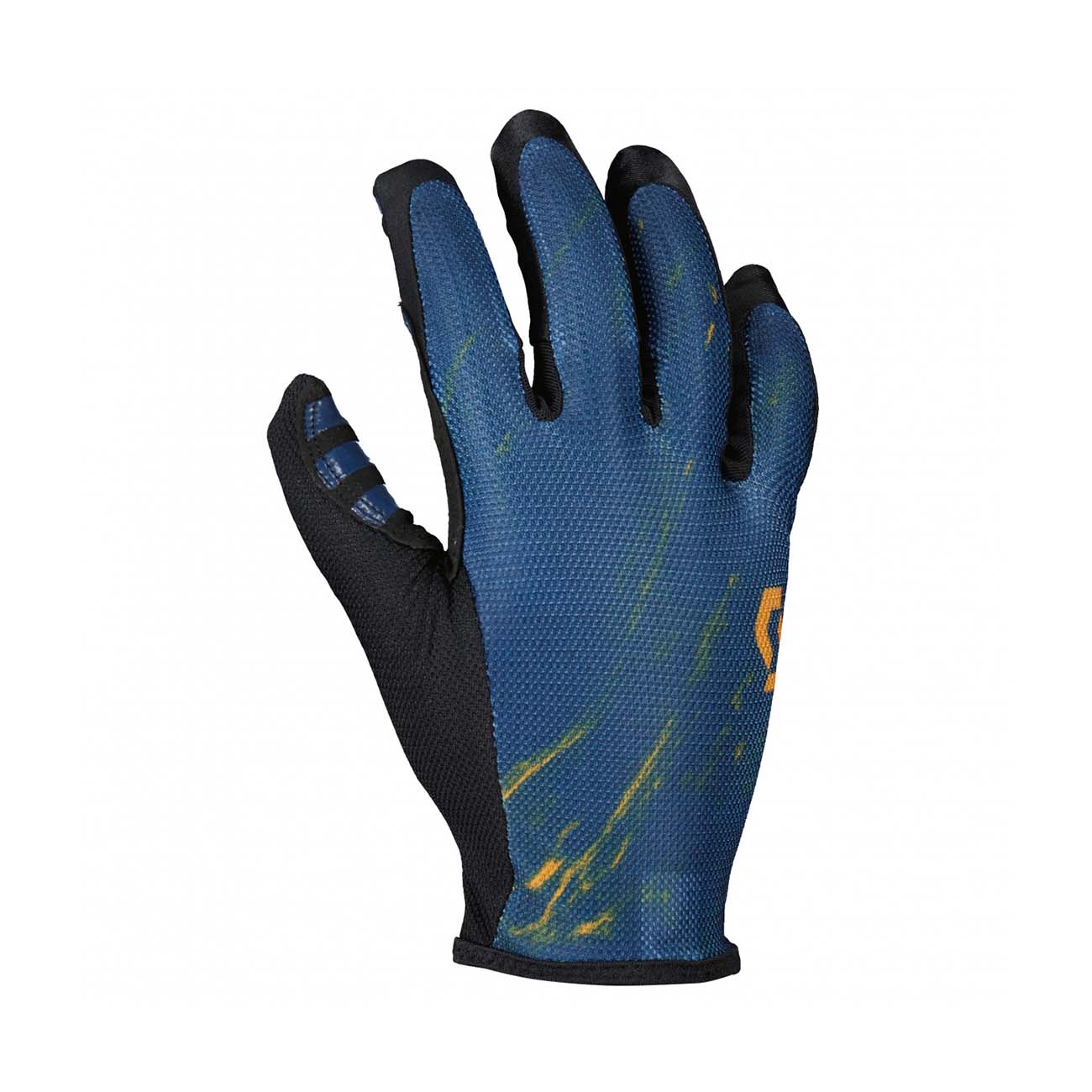 
                SCOTT Cyklistické rukavice dlouhoprsté - TRACTION LF - modrá/oranžová XL
            