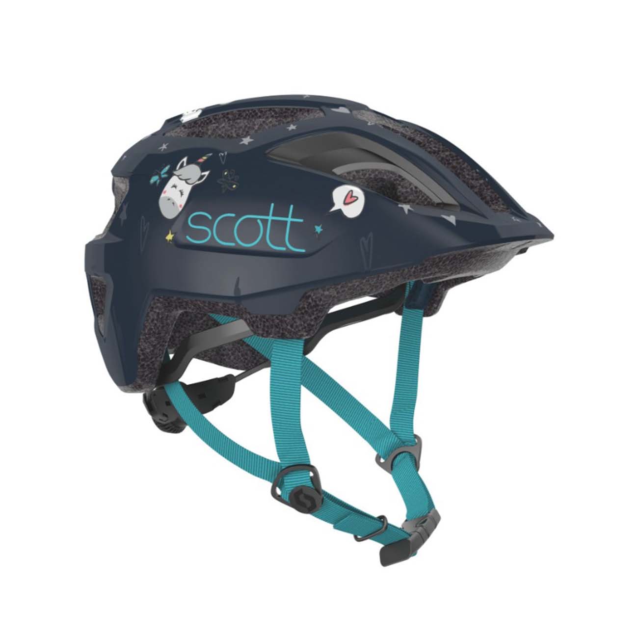 SCOTT Cyklistická přilba - SPUNTO KID (CE) - modrá