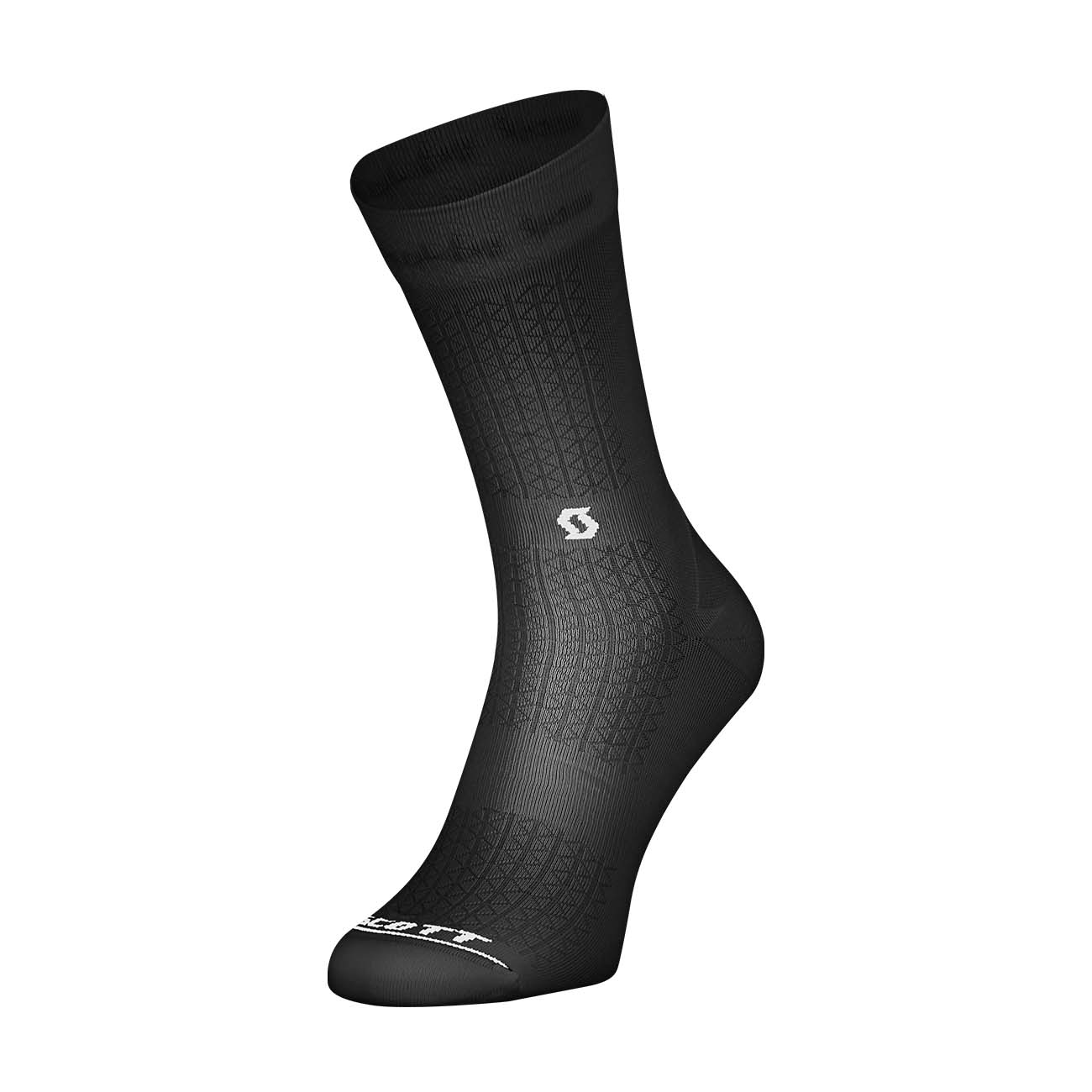 
                SCOTT Cyklistické ponožky klasické - PERFORMANCE CREW - bílá/černá
            