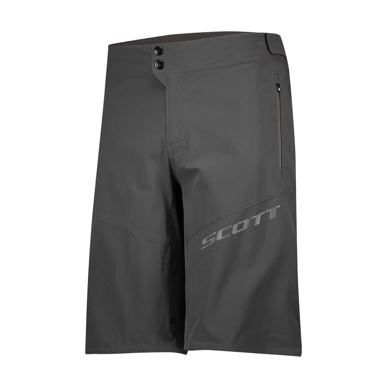 
                SCOTT Cyklistické kalhoty krátké bez laclu - ENDURANCE LS/FIT - šedá M
            