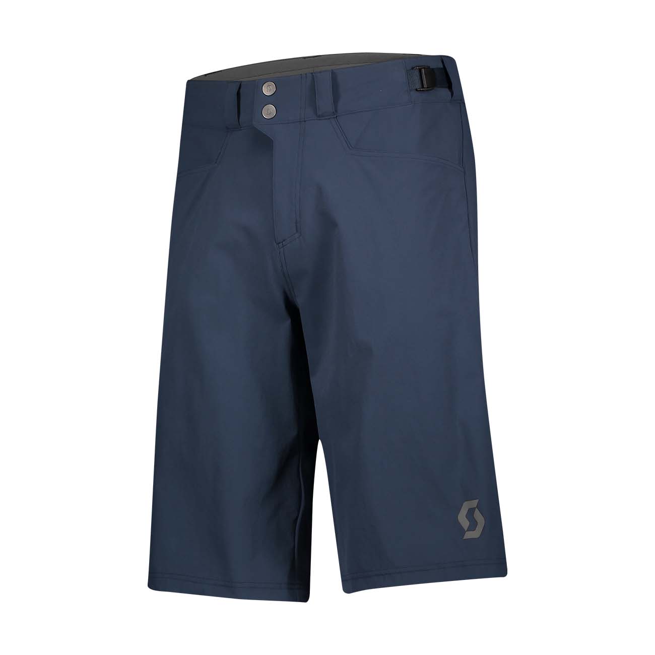 
                SCOTT Cyklistické kalhoty krátké bez laclu - TRAIL FLOW - modrá M
            