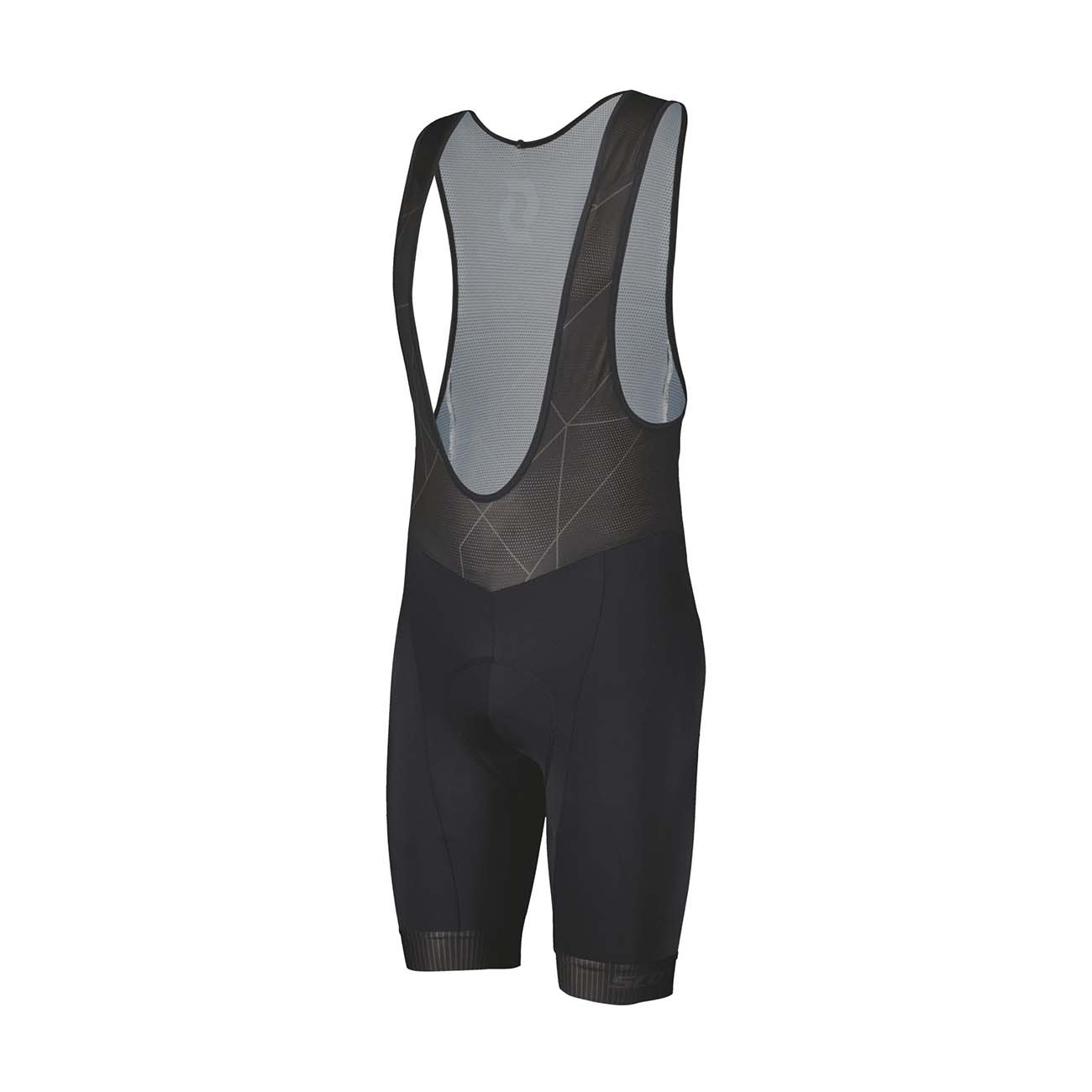 
                SCOTT Cyklistické kalhoty krátké s laclem - RC TEAM ++ - šedá/černá XL
            