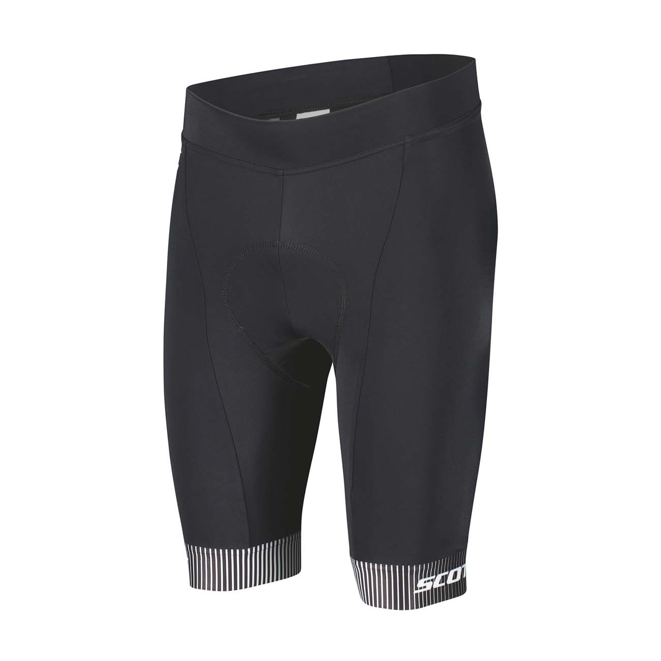 
                SCOTT Cyklistické kalhoty krátké bez laclu - RC TEAM ++ - černá/bílá L
            