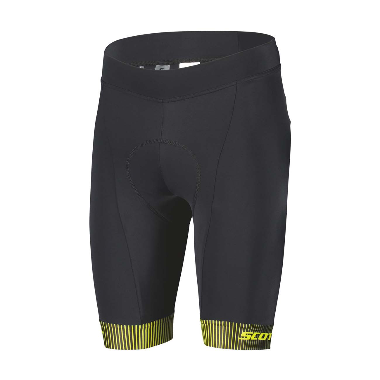 
                SCOTT Cyklistické kalhoty krátké bez laclu - RC TEAM ++ - žlutá/černá 2XL
            