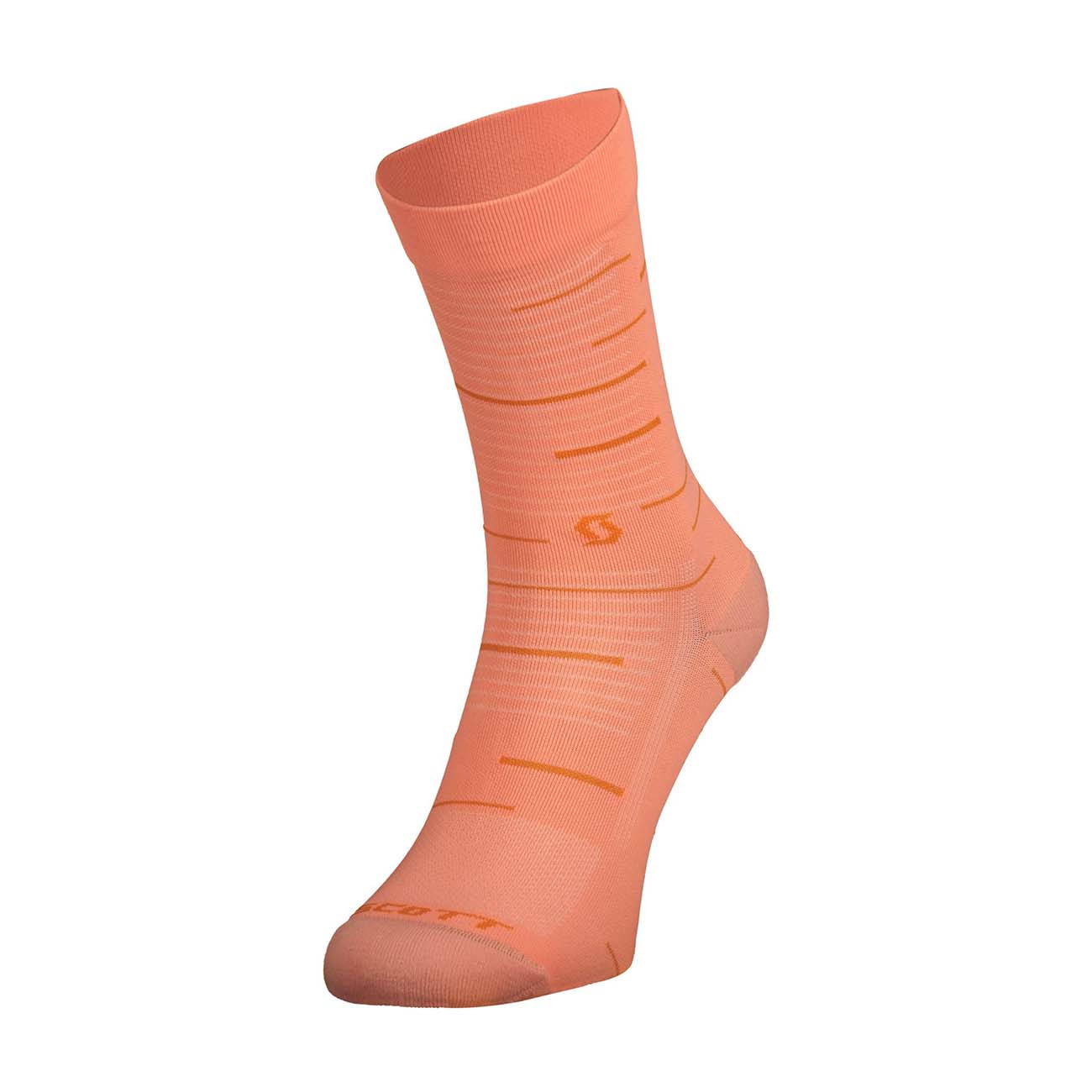 
                SCOTT Cyklistické ponožky klasické - SPEED CREW - růžová 45-47
            