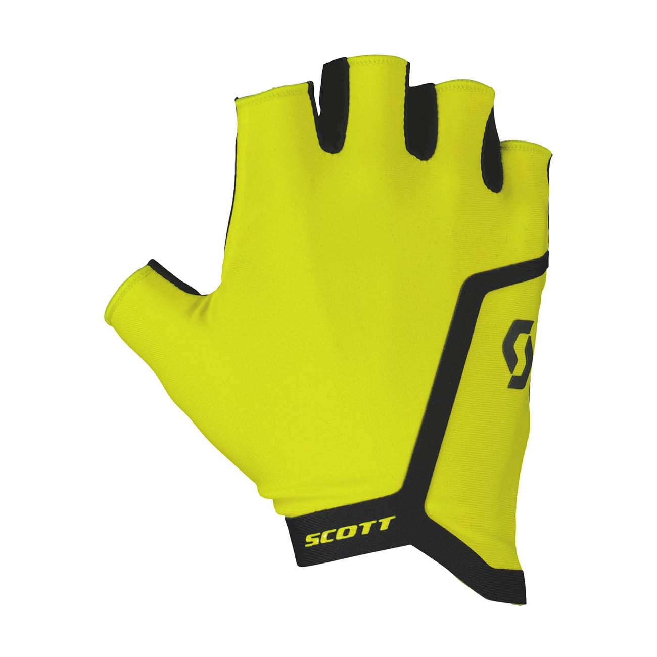 
                SCOTT Cyklistické rukavice krátkoprsté - PERFORM GEL SF - žlutá M
            