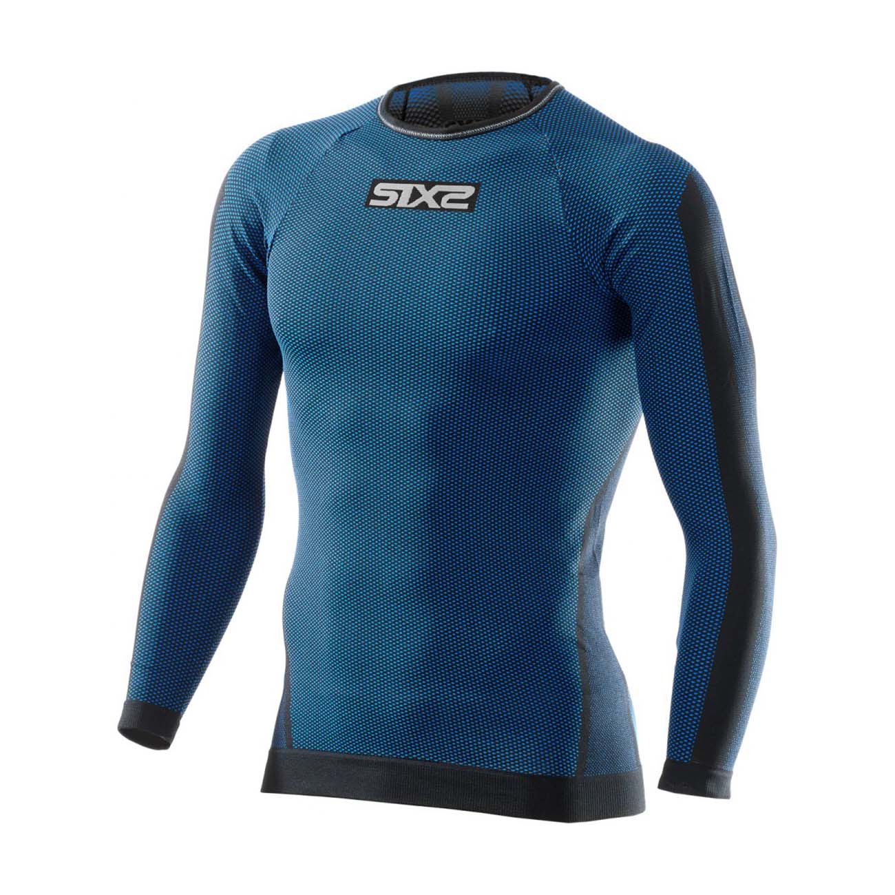 
                SIX2 Cyklistické triko s dlouhým rukávem - TS2 II - modrá
            