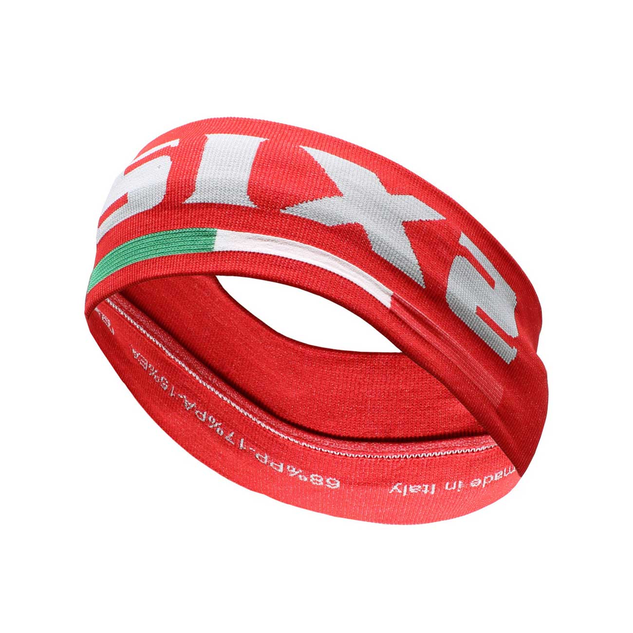 
                SIX2 Cyklistická čelenka - FSX - červená/černá UNI
            