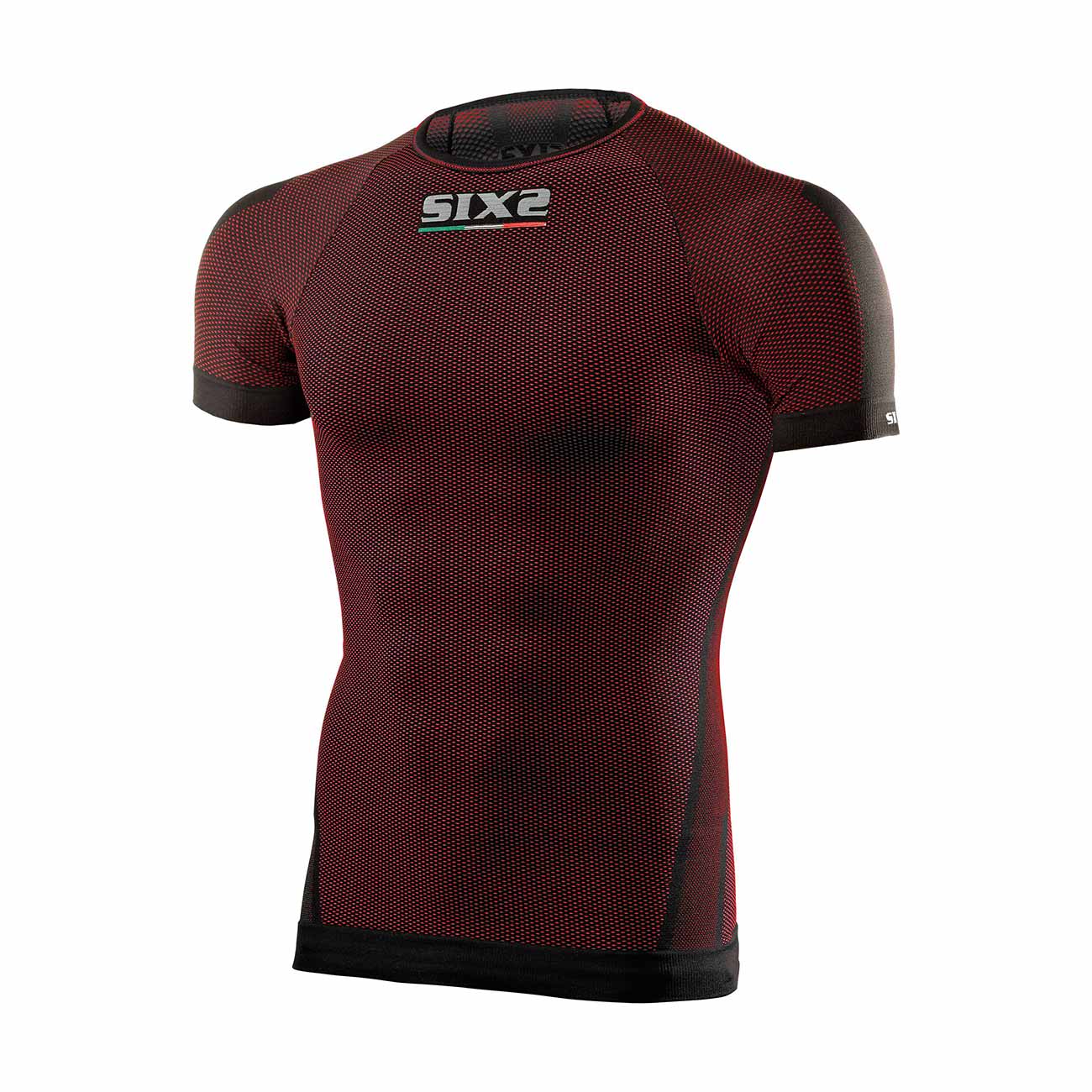 
                SIX2 Cyklistické triko s krátkým rukávem - TS1 - červená S
            