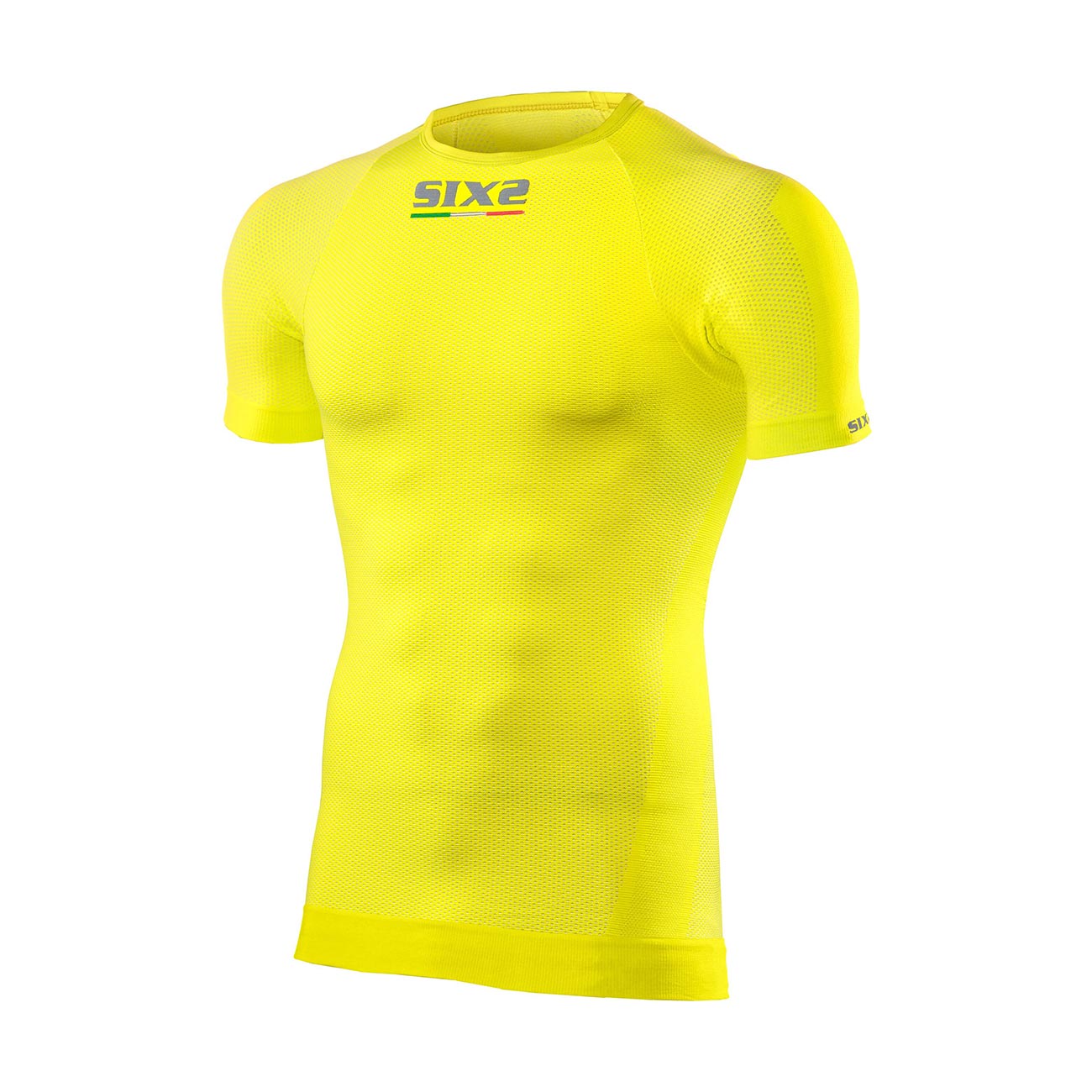
                SIX2 Cyklistické triko s krátkým rukávem - TS1 - žlutá S
            