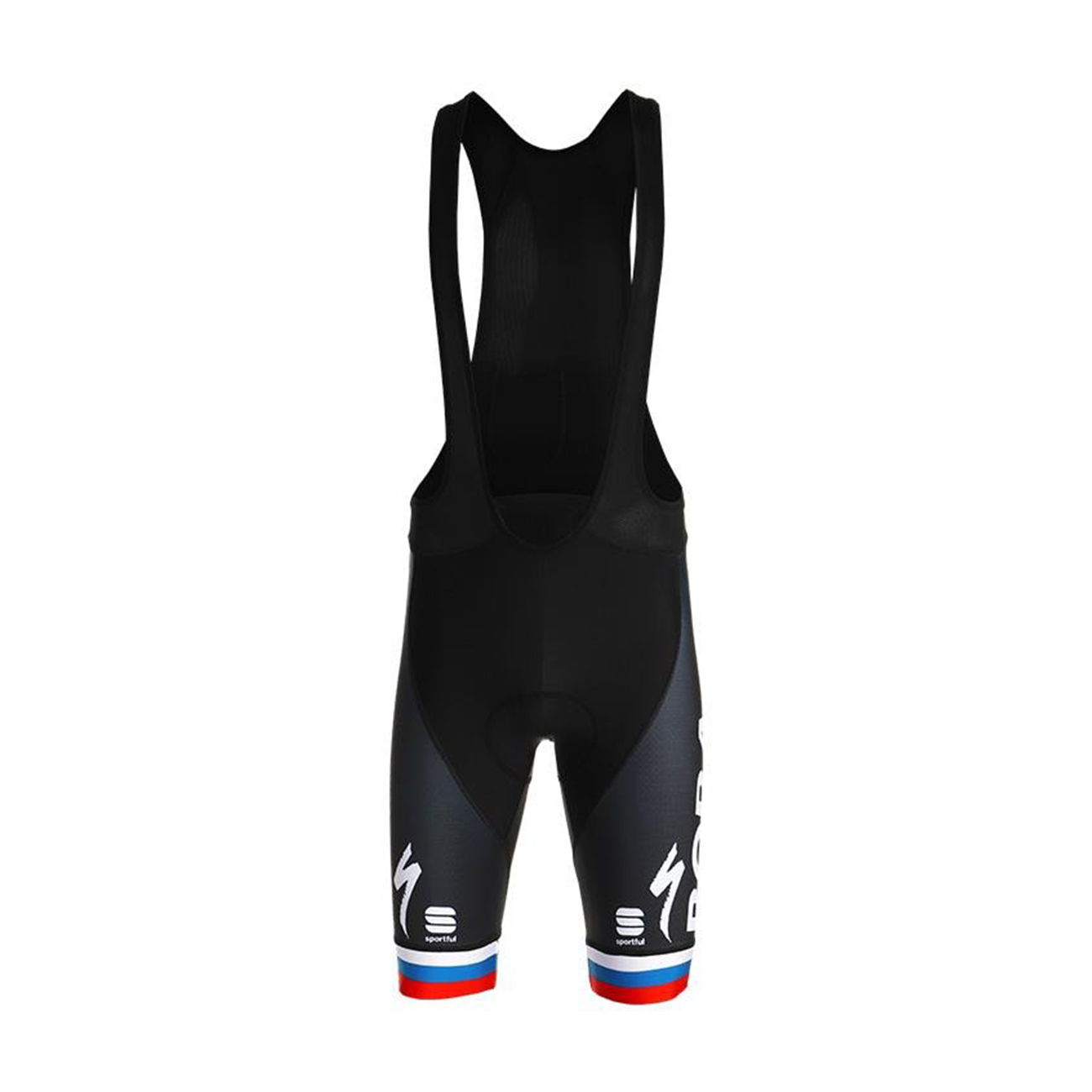 
                SPORTFUL Cyklistické kalhoty krátké s laclem - BORA HANSGROHE 2021 - vícebarevná/černá S
            
