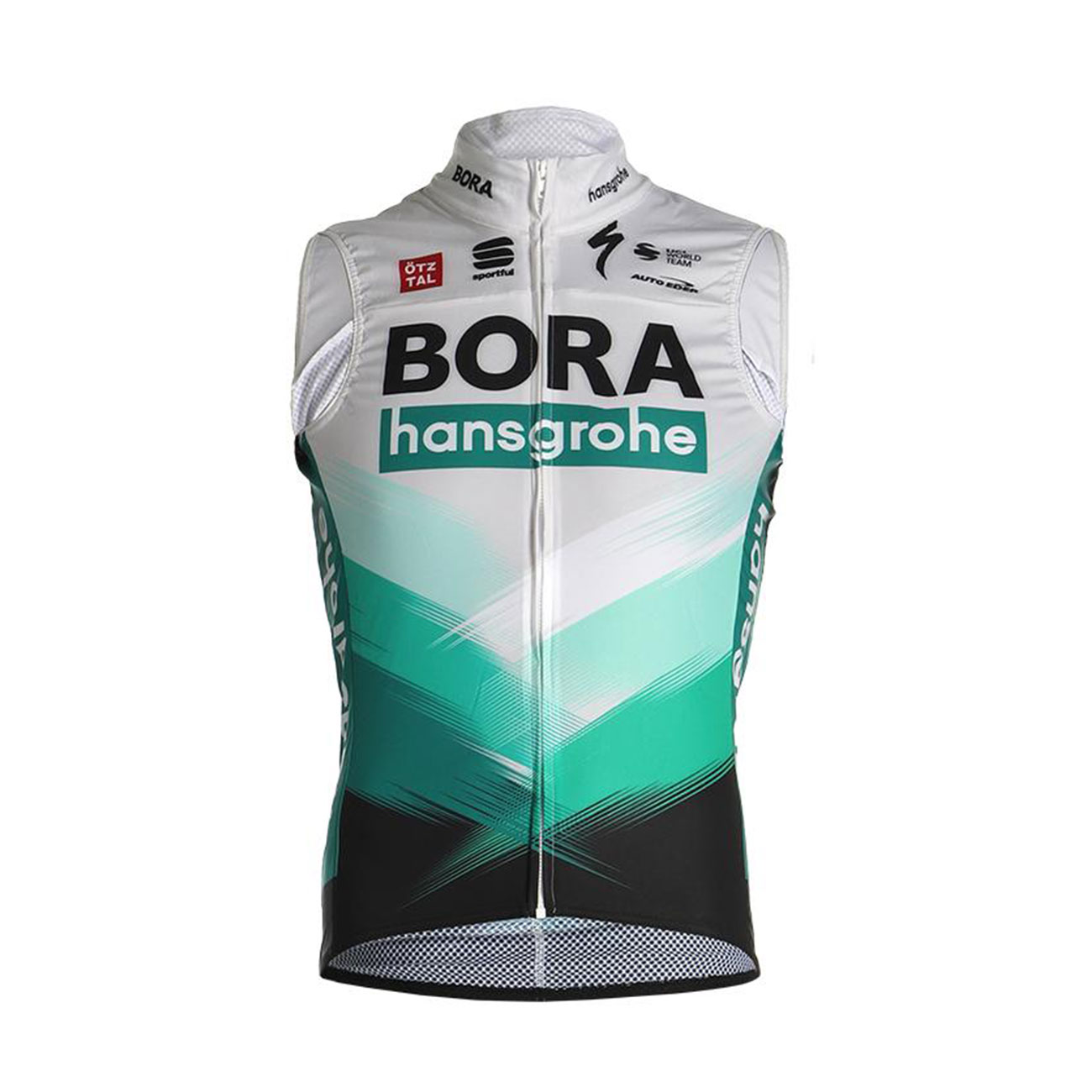 
                SPORTFUL Cyklistická vesta - BORA HANSGROHE 2021 - zelená/šedá
            