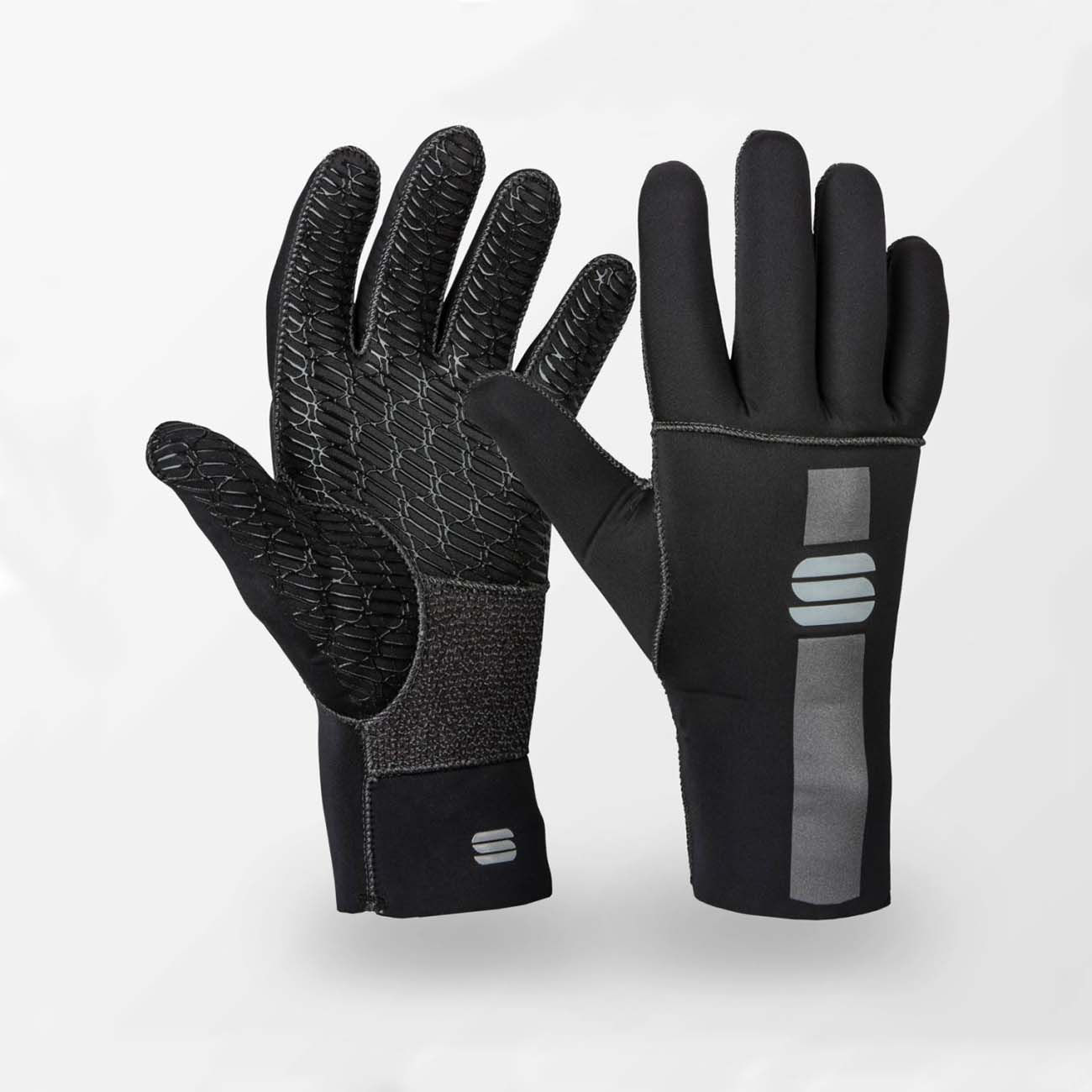 
                SPORTFUL Cyklistické rukavice dlouhoprsté - NEOPRENE - černá S-M
            