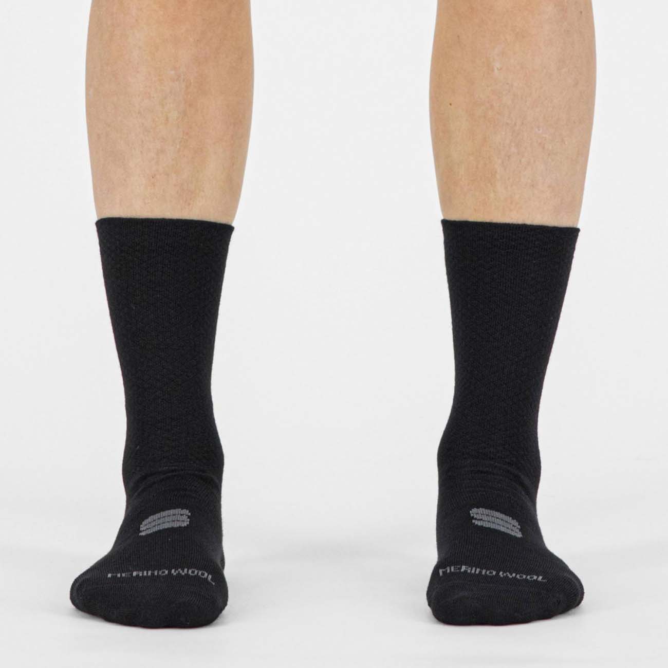 
                SPORTFUL Cyklistické ponožky klasické - WOOL WOMAN 16 - černá L-XL
            