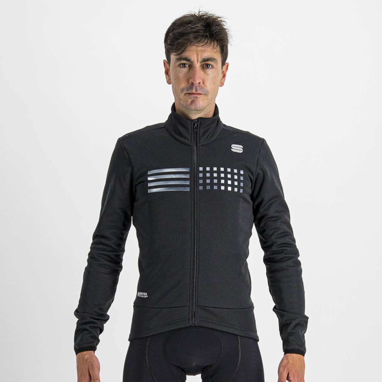 
                SPORTFUL Cyklistická zateplená bunda - TEMPO - černá 3XL
            