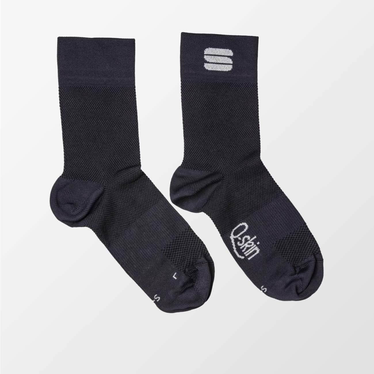 Levně SPORTFUL Cyklistické ponožky klasické - MATCHY - černá