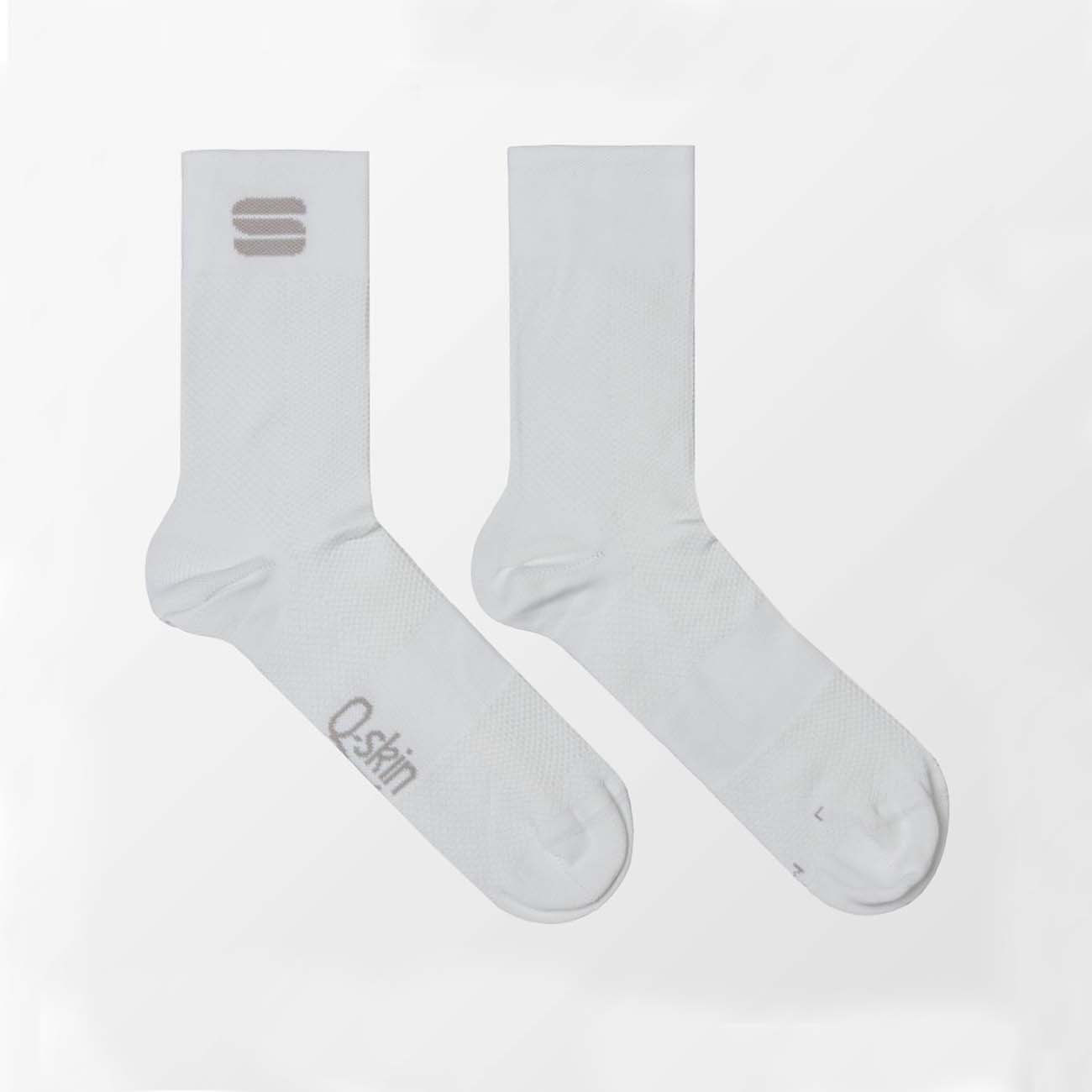 Levně SPORTFUL Cyklistické ponožky klasické - MATCHY - bílá S