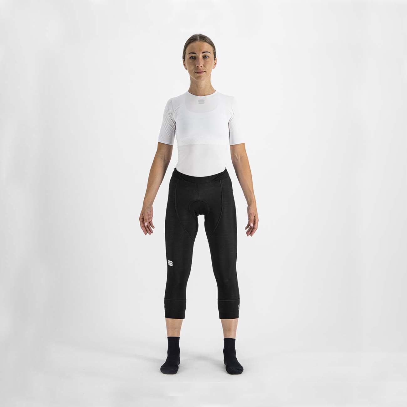 
                SPORTFUL Cyklistické kalhoty 3/4 bez laclu - NEO W KNICKER LADY - černá L
            