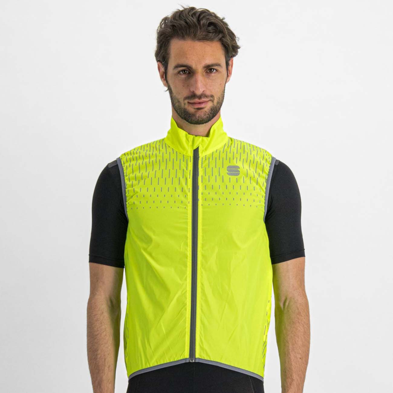 Levně SPORTFUL Cyklistická vesta - REFLEX - žlutá XS