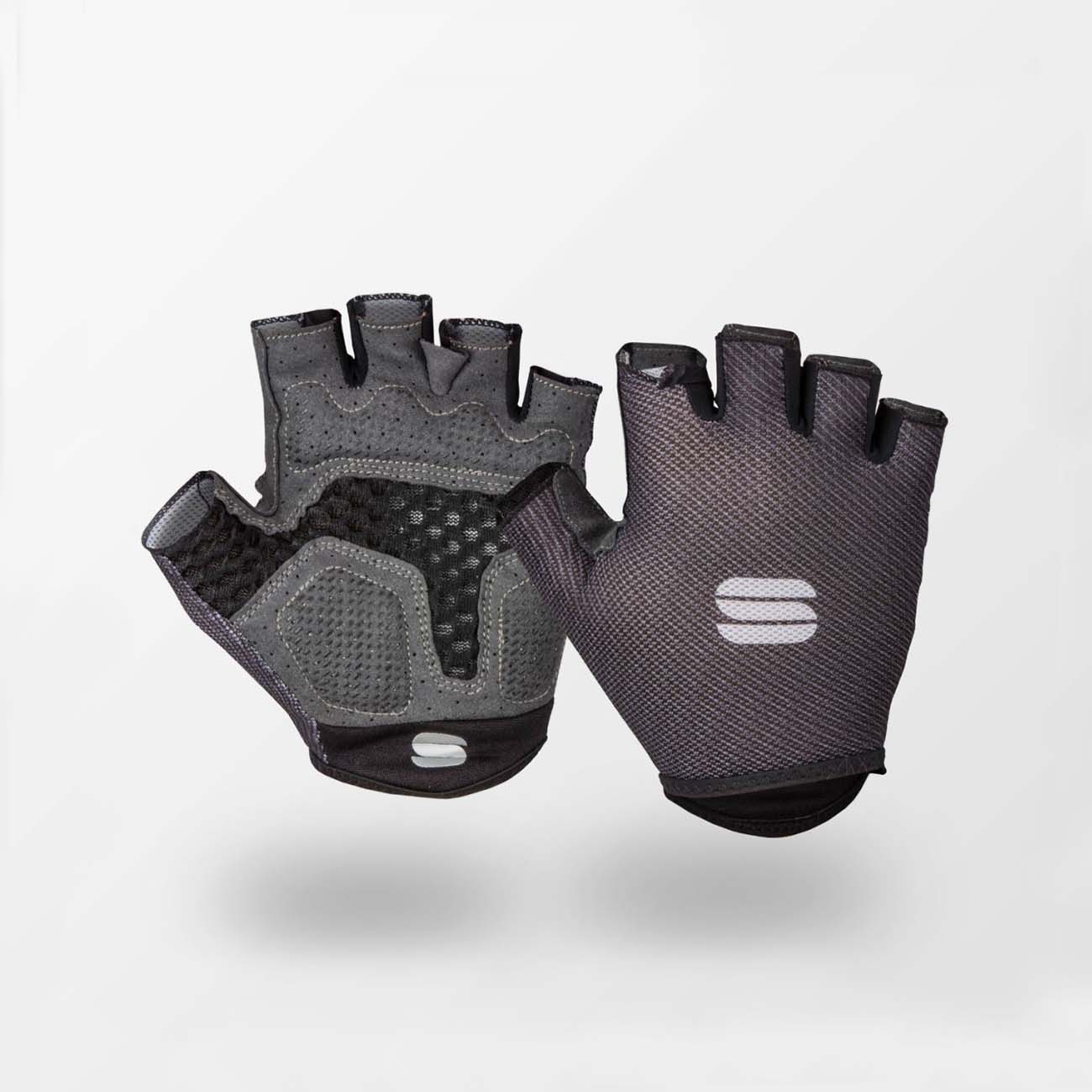 
                SPORTFUL Cyklistické rukavice krátkoprsté - AIR - černá/šedá
            