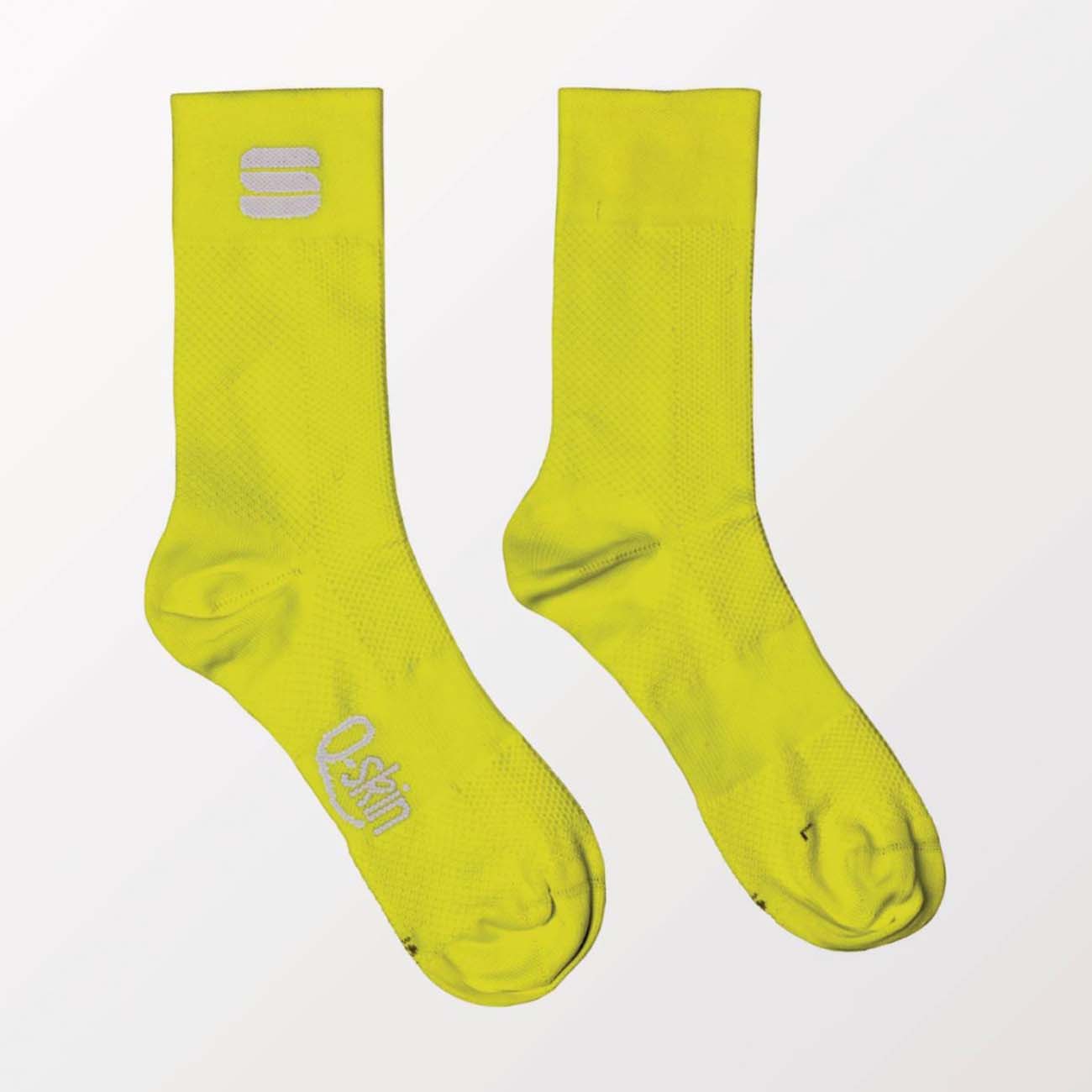 Levně SPORTFUL Cyklistické ponožky klasické - MATCHY - žlutá XL