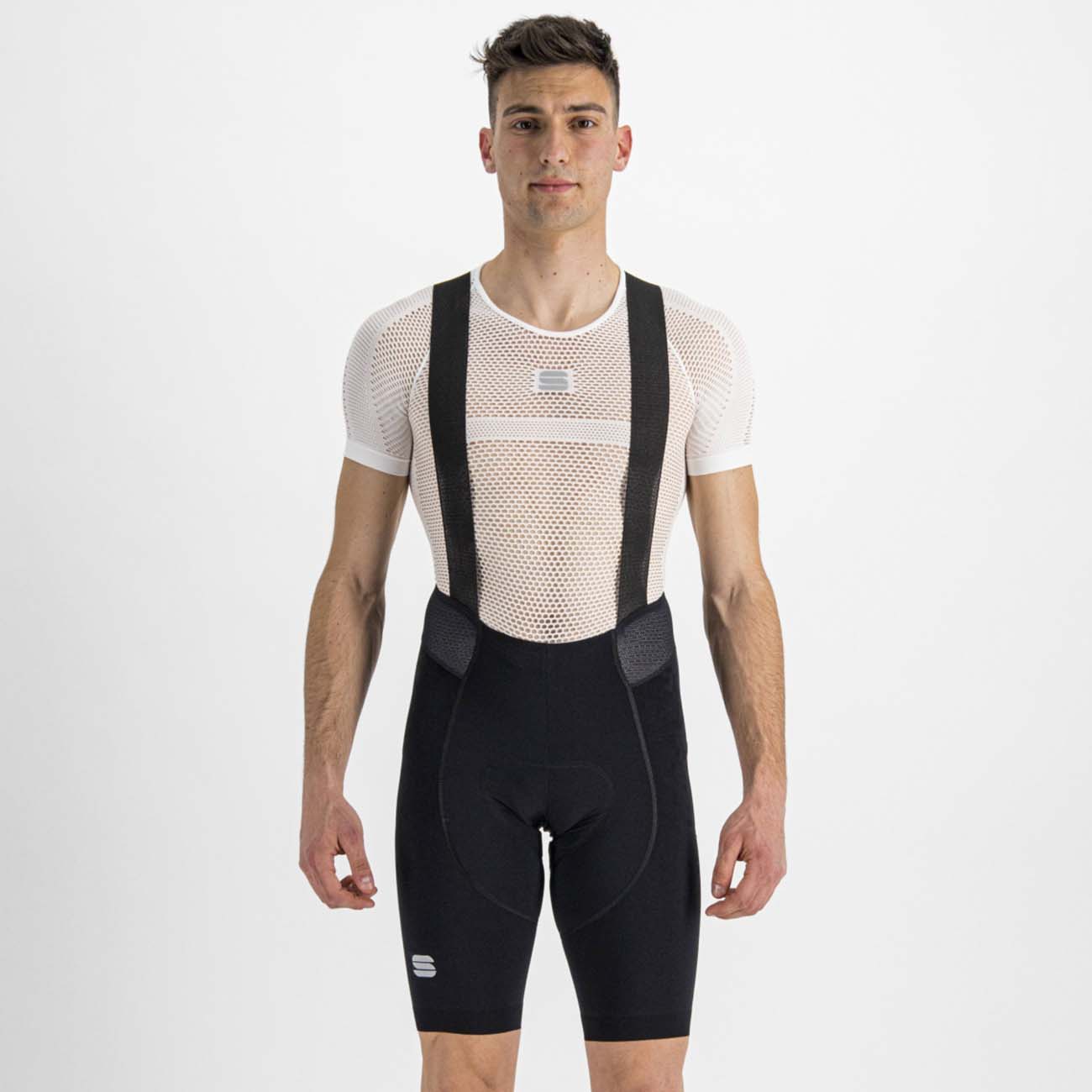 
                SPORTFUL Cyklistické kalhoty krátké s laclem - TOTAL COMFORT - černá
            