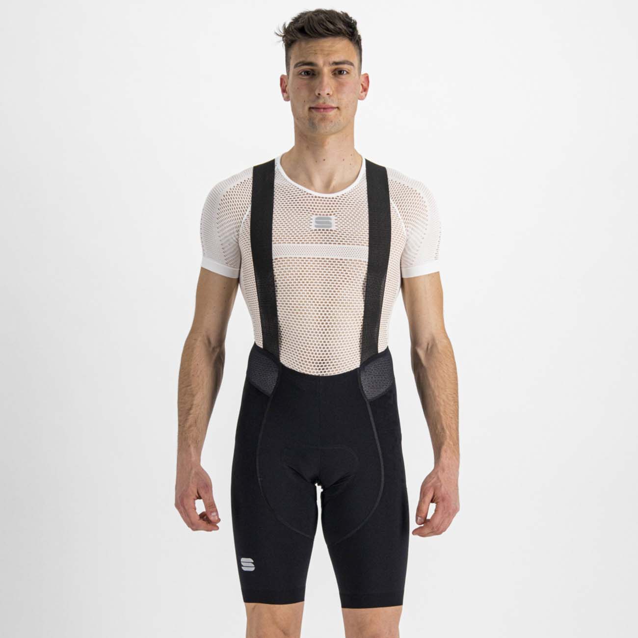 
                SPORTFUL Cyklistické kalhoty krátké s laclem - TOTAL COMFORT - černá 3XL
            