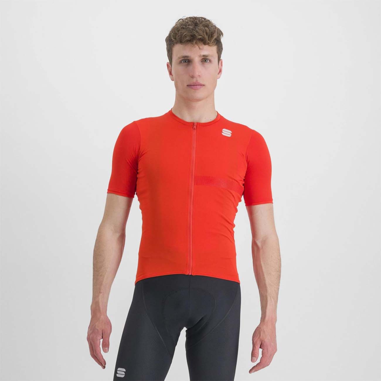 
                SPORTFUL Cyklistický dres s krátkým rukávem - MATCHY - červená XL
            