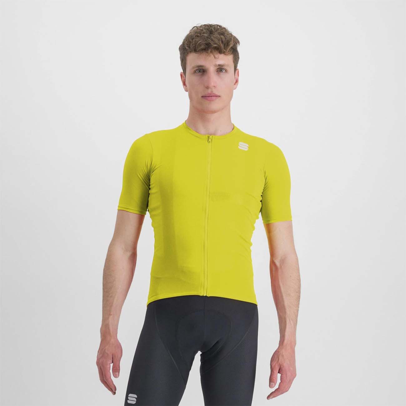 
                SPORTFUL Cyklistický dres s krátkým rukávem - MATCHY - žlutá M
            