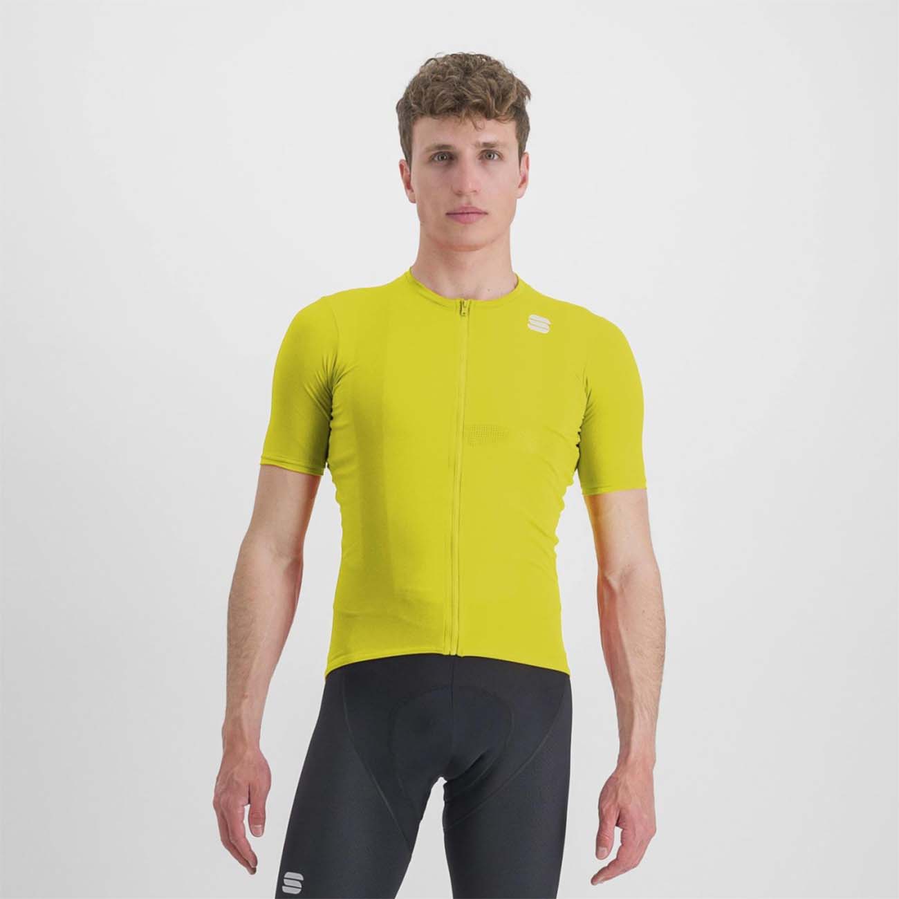 
                SPORTFUL Cyklistický dres s krátkým rukávem - MATCHY - žlutá XL
            