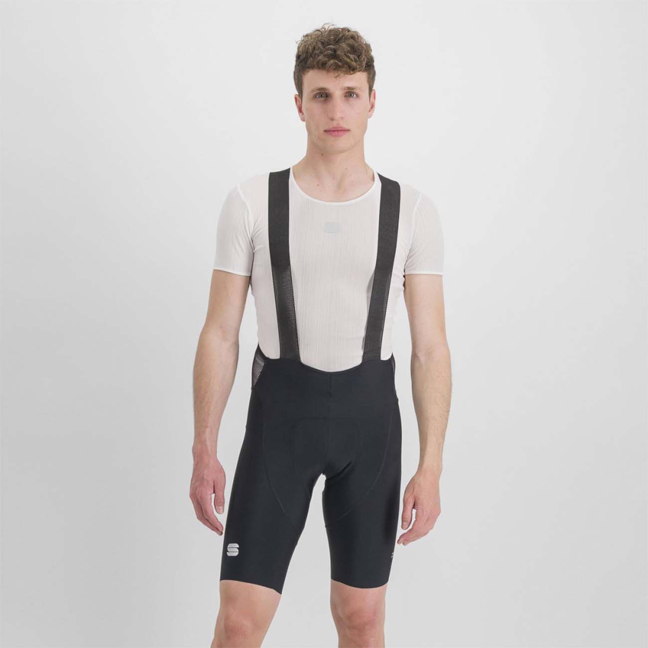 
                SPORTFUL Cyklistické kalhoty krátké s laclem - CLASSIC - černá 2XL
            