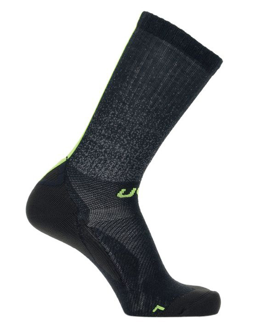 
                UYN Cyklistické ponožky klasické - AERO WINTER  - zelená/černá
            