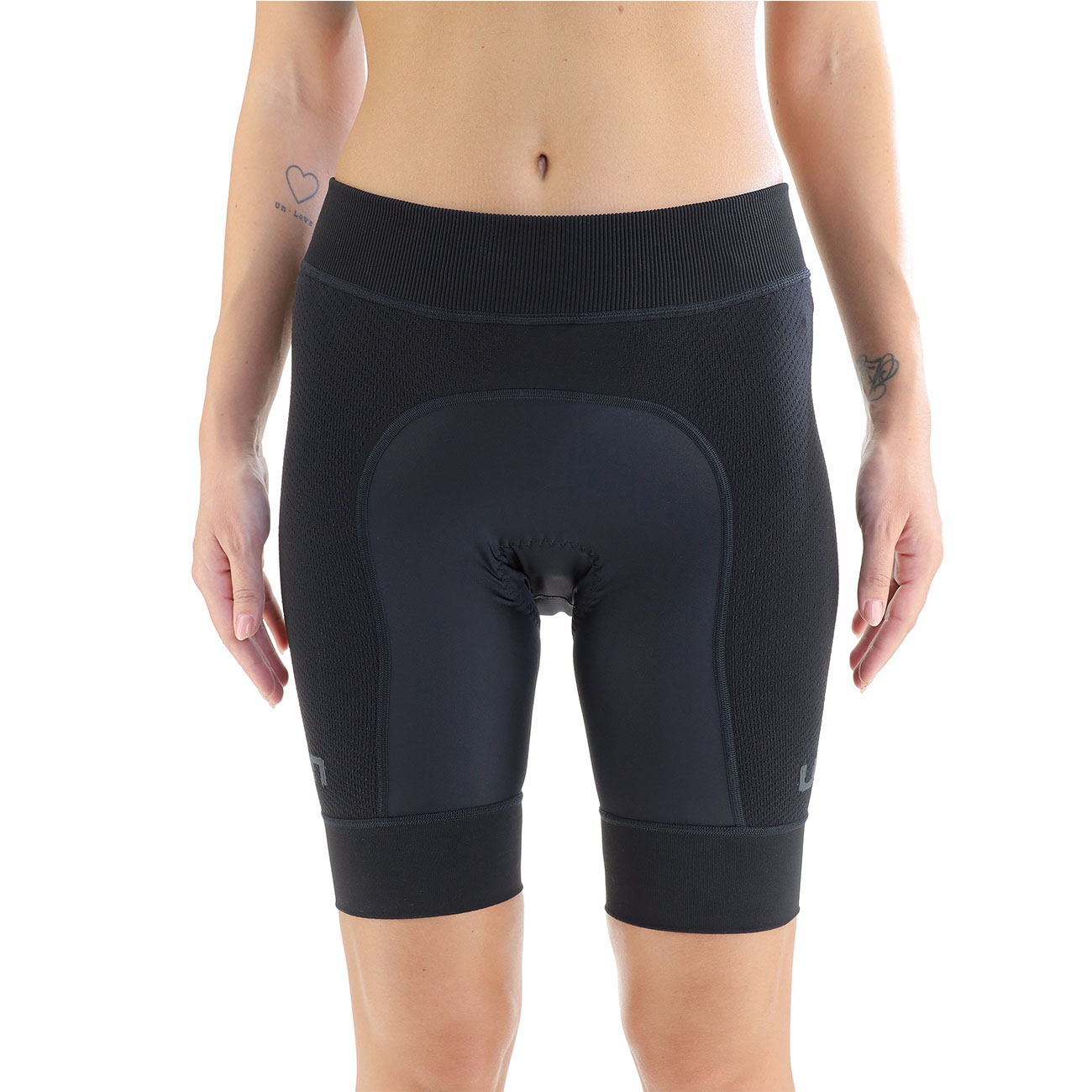 
                UYN Cyklistické kalhoty krátké bez laclu - RIDEMILES LADY - černá XL
            