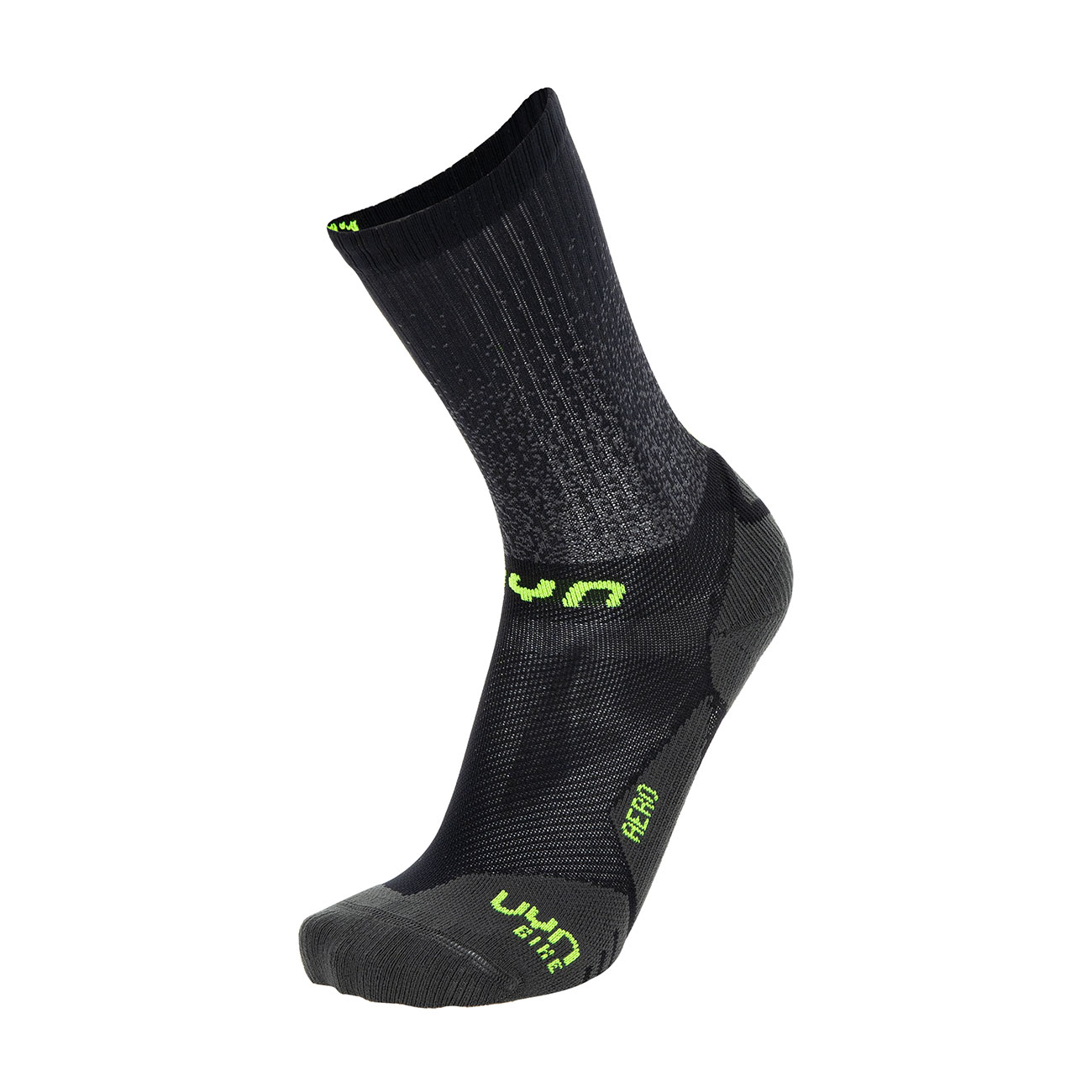 
                UYN Cyklistické ponožky klasické - AERO - černá 45-47
            