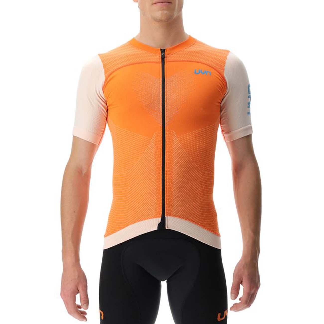 
                UYN Cyklistický dres s krátkým rukávem - BIKING GARDA - oranžová XL
            