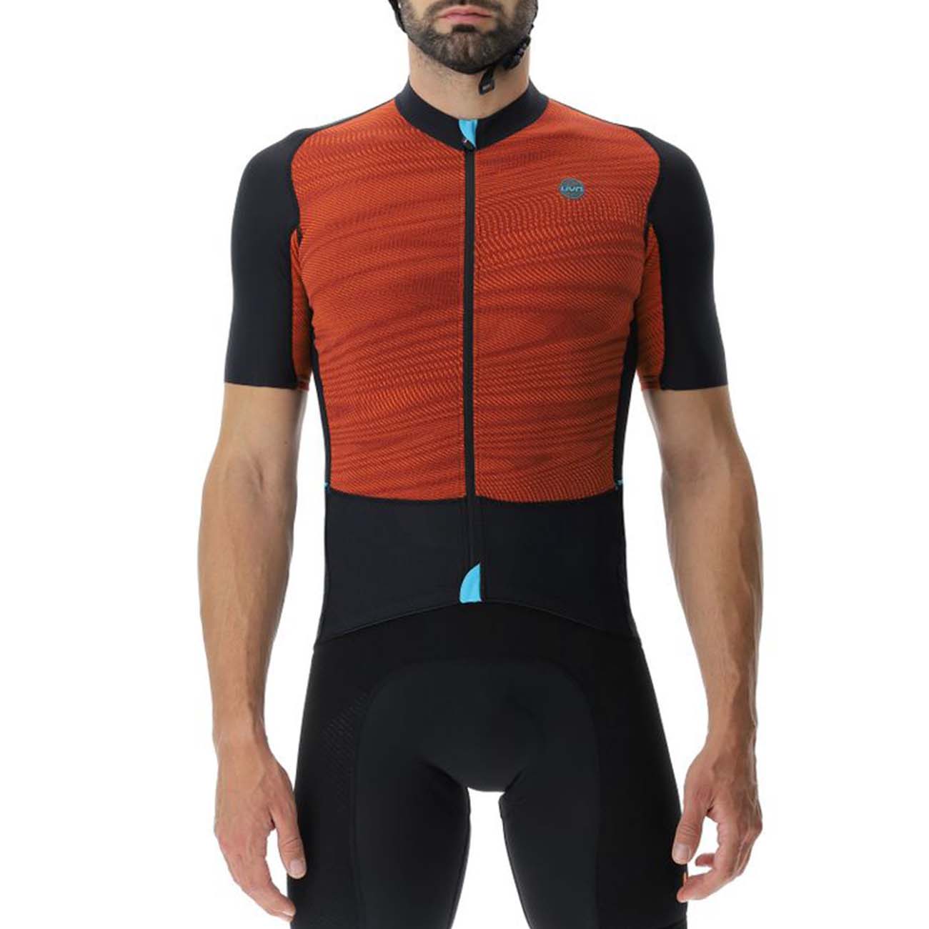 
                UYN Cyklistický dres s krátkým rukávem - ALLROAD AEROFIT - oranžová/černá
            