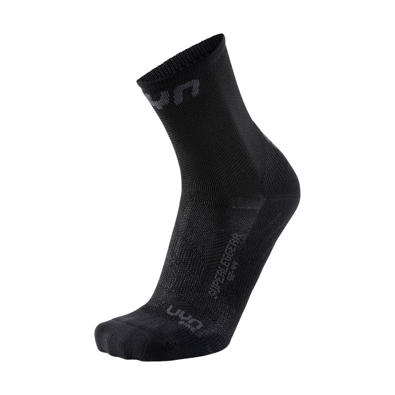 Levně UYN Cyklistické ponožky klasické - SUPERLEGGERA - černá